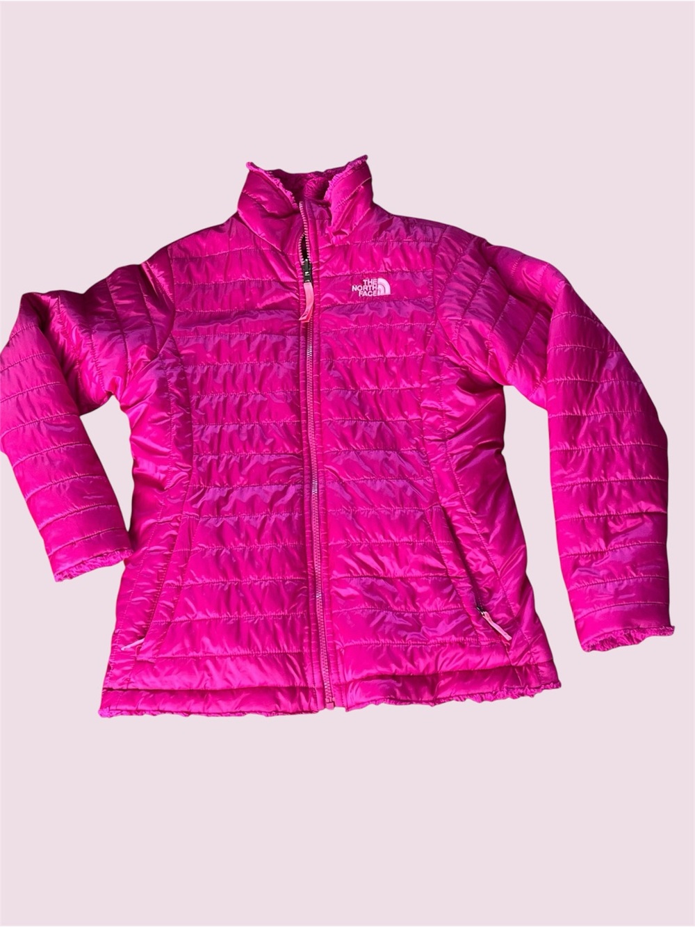 The North Face Girls Hot Pink Mossbud Jacket